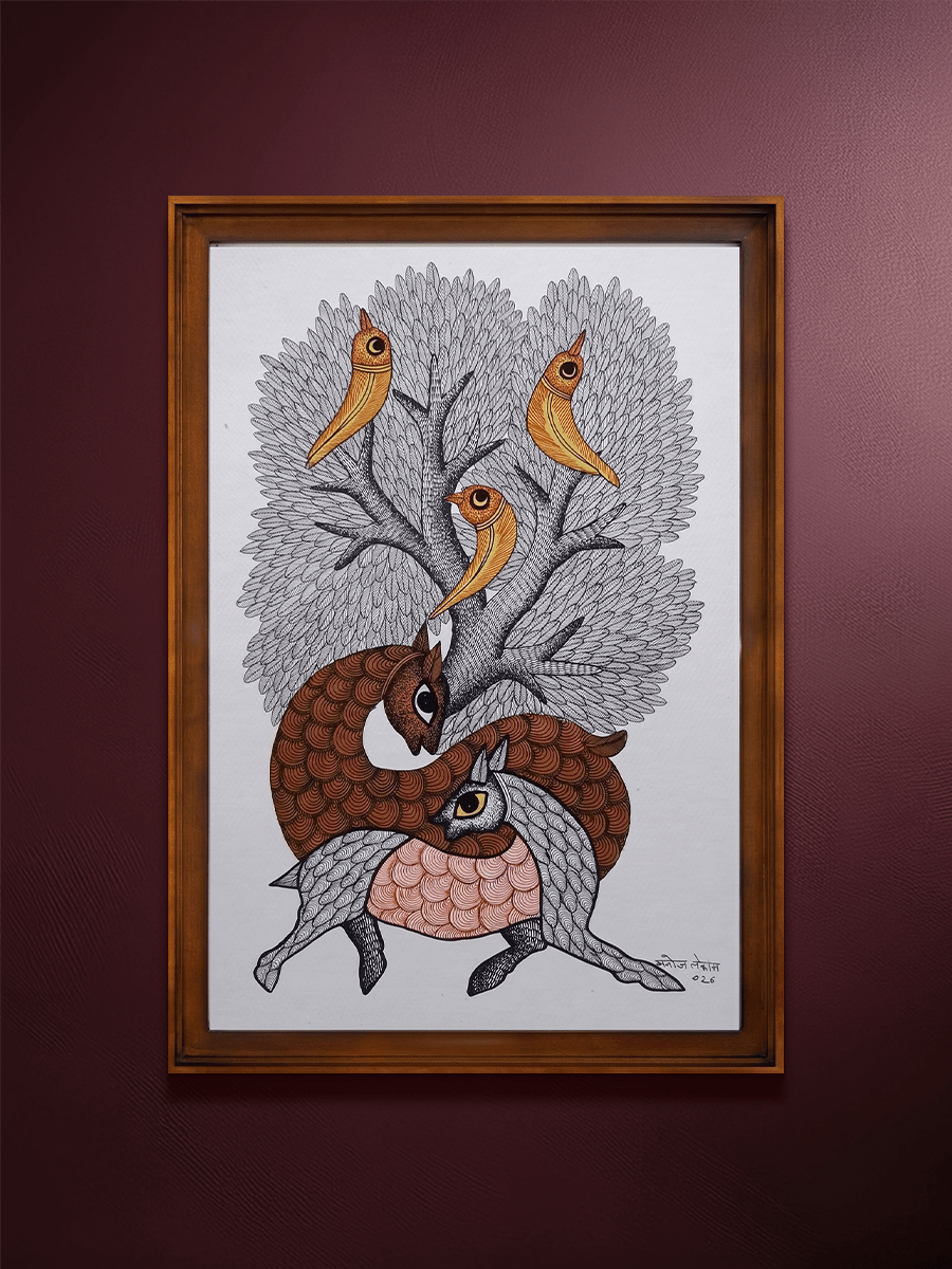 Gond Paintings | Authentic Tribal Art by Gond Artists