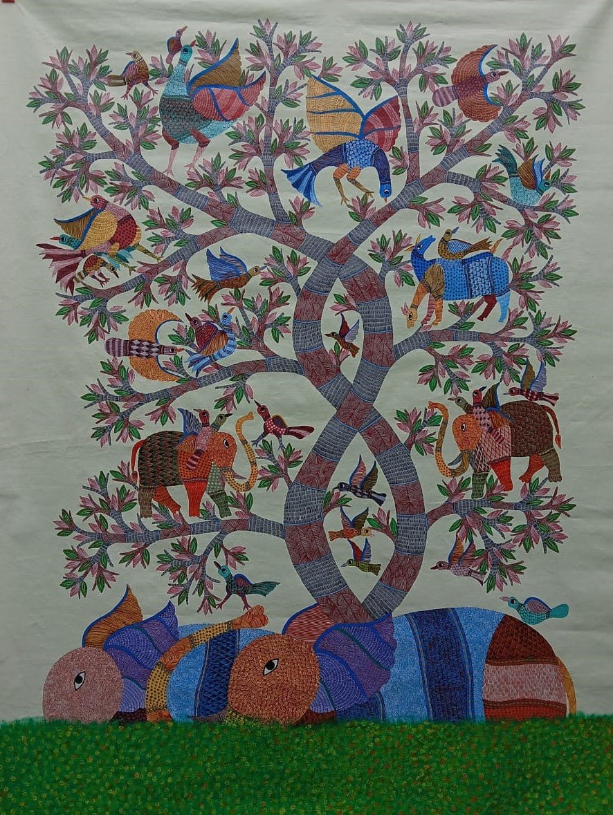 The Great Gathering in Gond by Kailash Pradhan Thumbnail