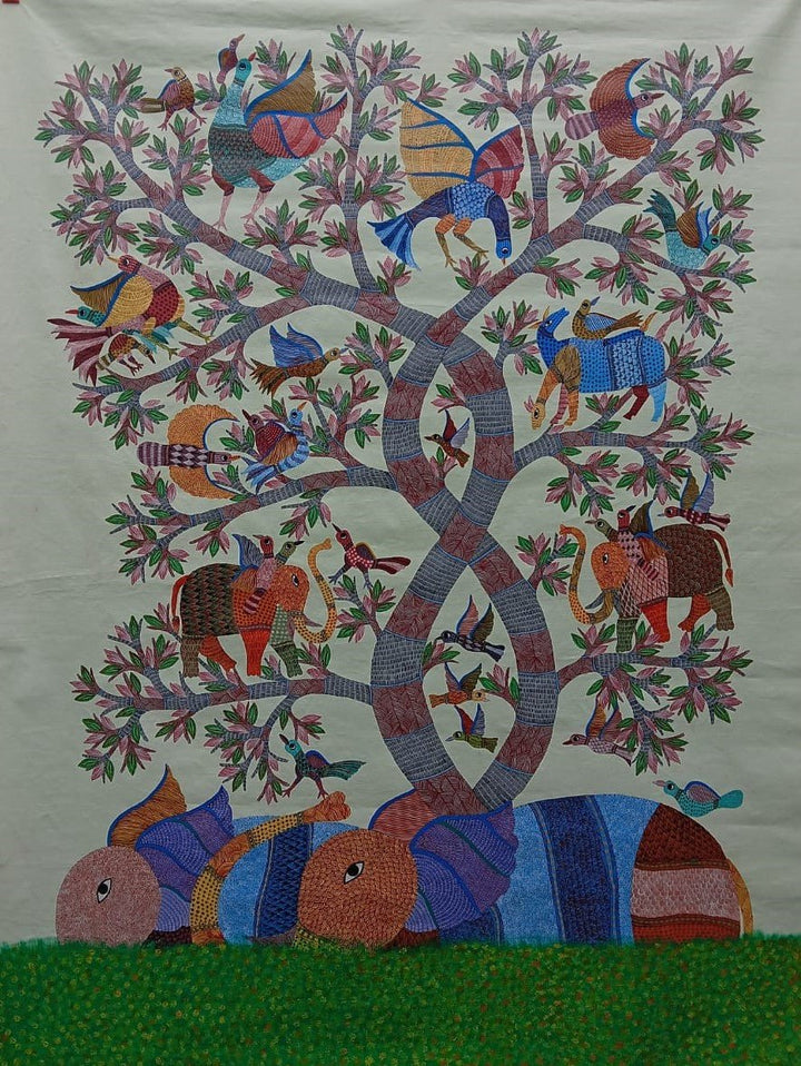 The Great Gathering in Gond by Kailash Pradhan Thumbnail