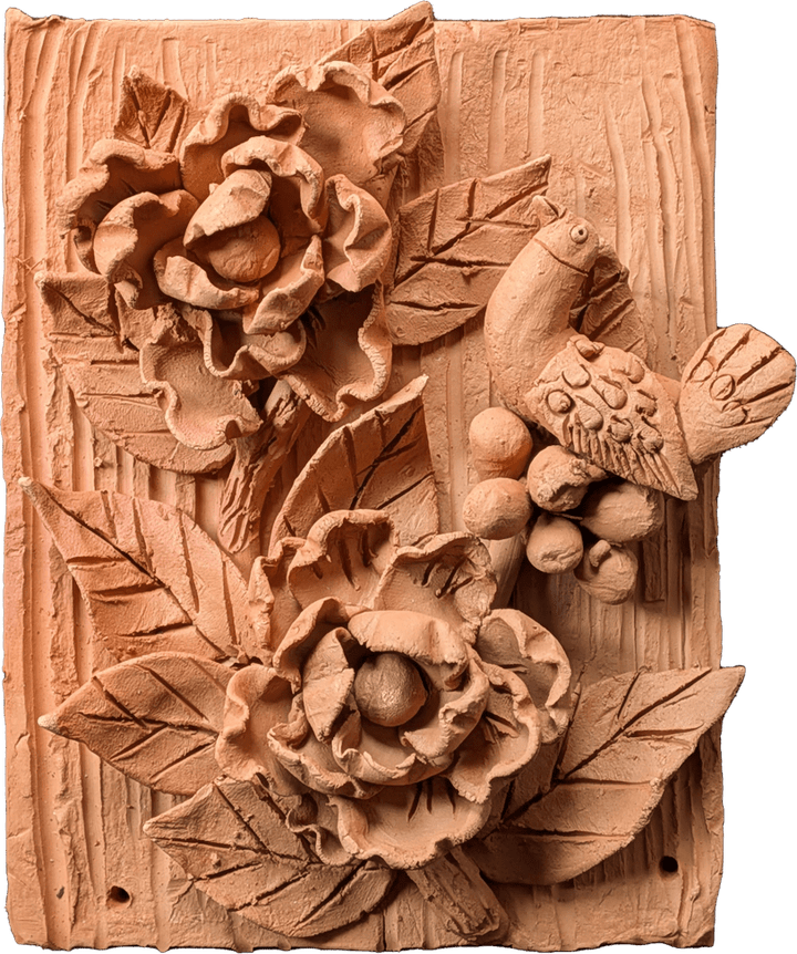 The Harmonious Bloom in Terracotta by Dolon Kundu Thumbnail