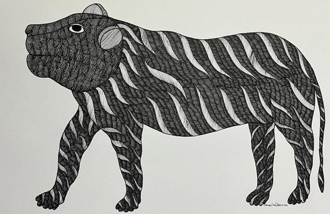 The Lone Ranger in Gond by Gareeba Singh Tekam Thumbnail