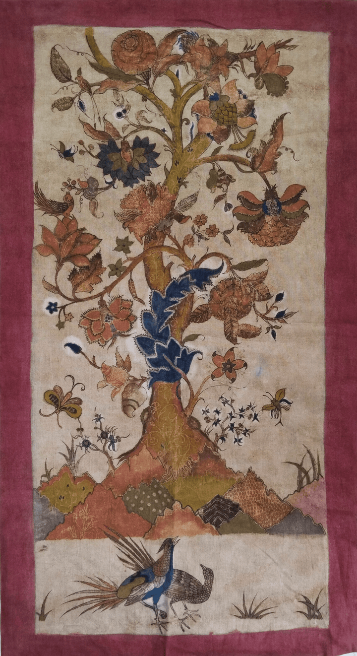 The Lovers in Kalamkari by Sridevi Ponnambalam Thumbnail