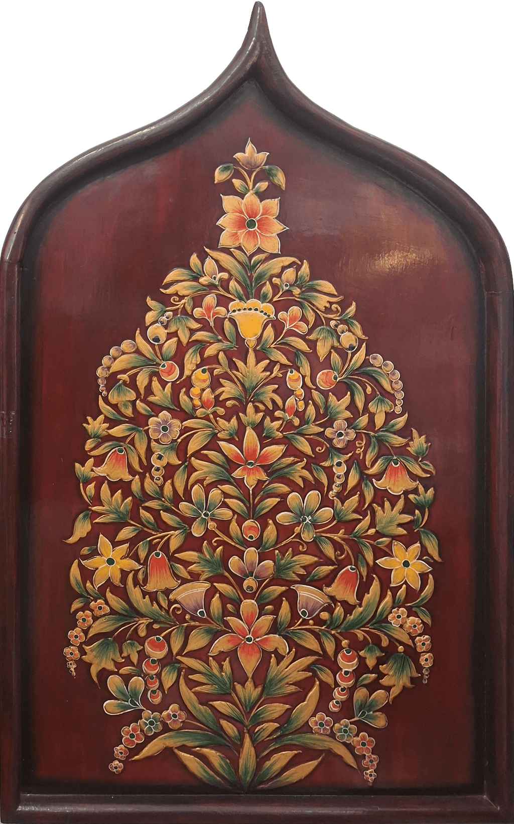 The Maroon Mehrab in Usta Miniature by Pankaj Kumar Thumbnail