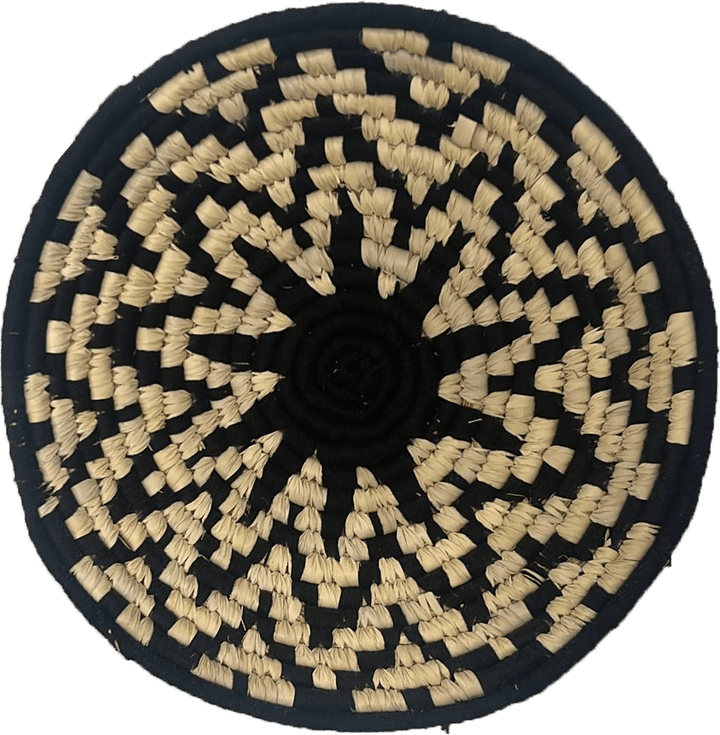 The Monochrome Starburst Plate in Sabai By Dipali Mura Thumbnail