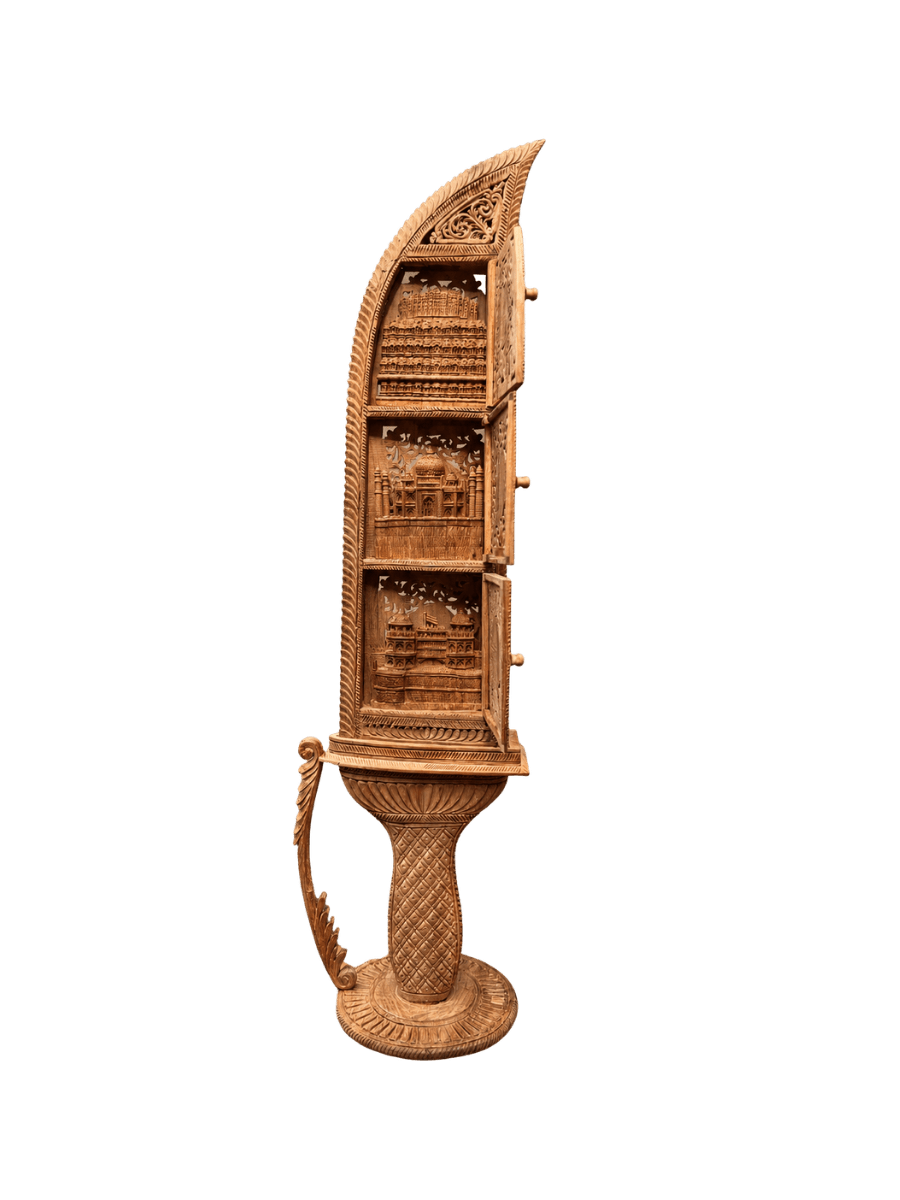 The Monument Dagger in Raw Sandalwood by Om Prakash Thumbnail