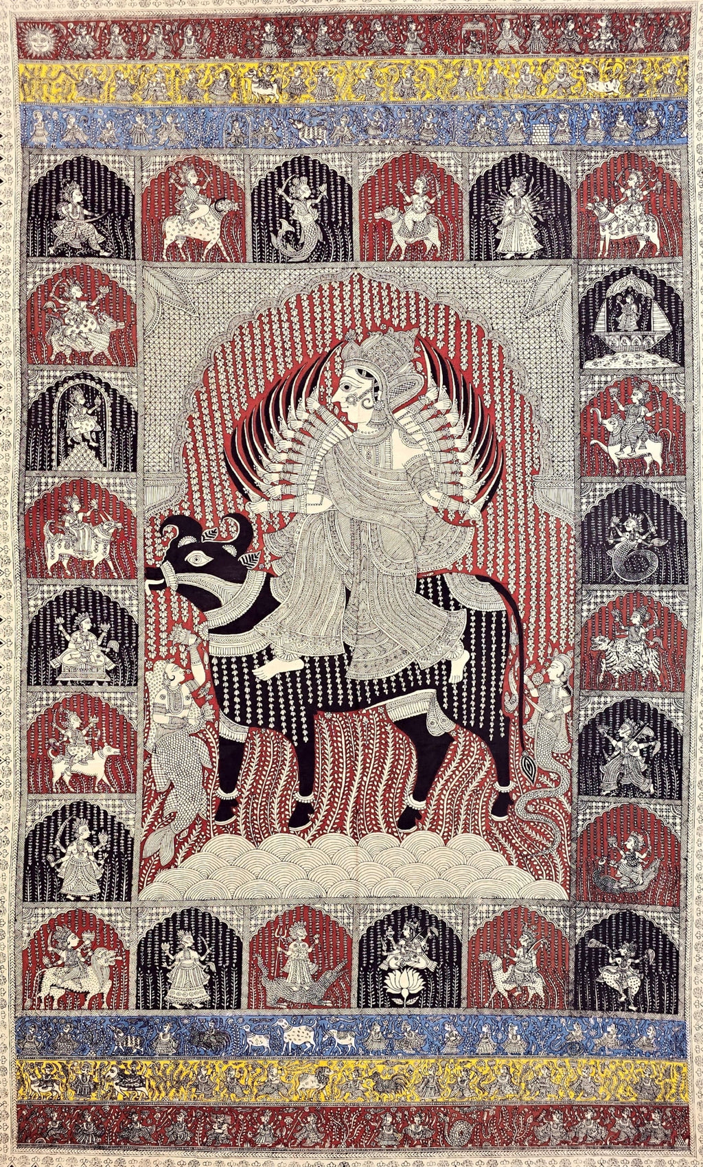 The Pantheon of Goddesses: Vishat Mata in Mata ni Pachedi by Vasant Manubhai Chittara Thumbnail