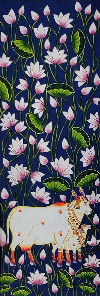 The Pastoral Grace : Cows and Lotuses in Pichwai by Dinesh Soni Thumbnail