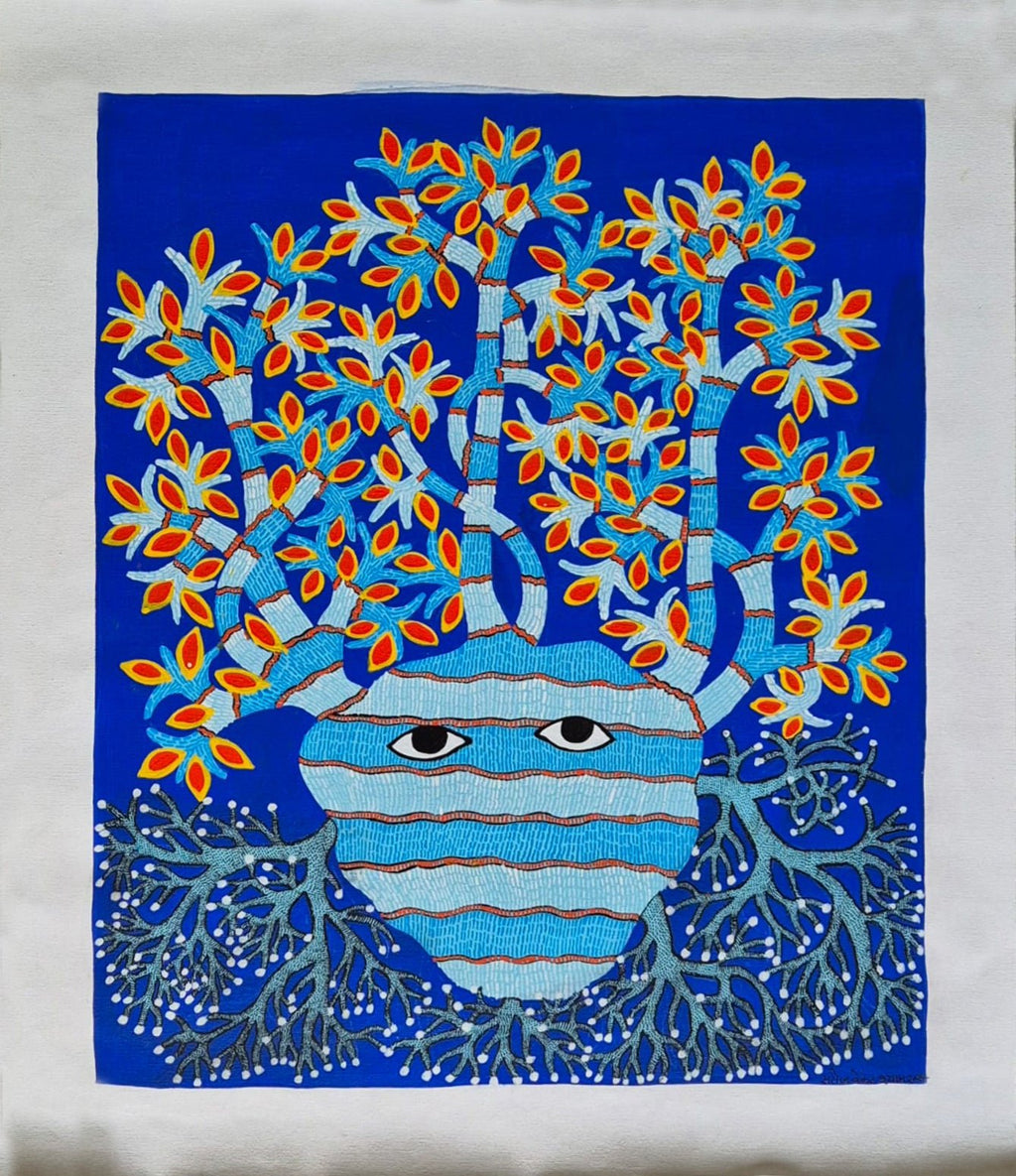 The Pulse of the Forest in Gond by Saroj Venkat Shyam Thumbnail