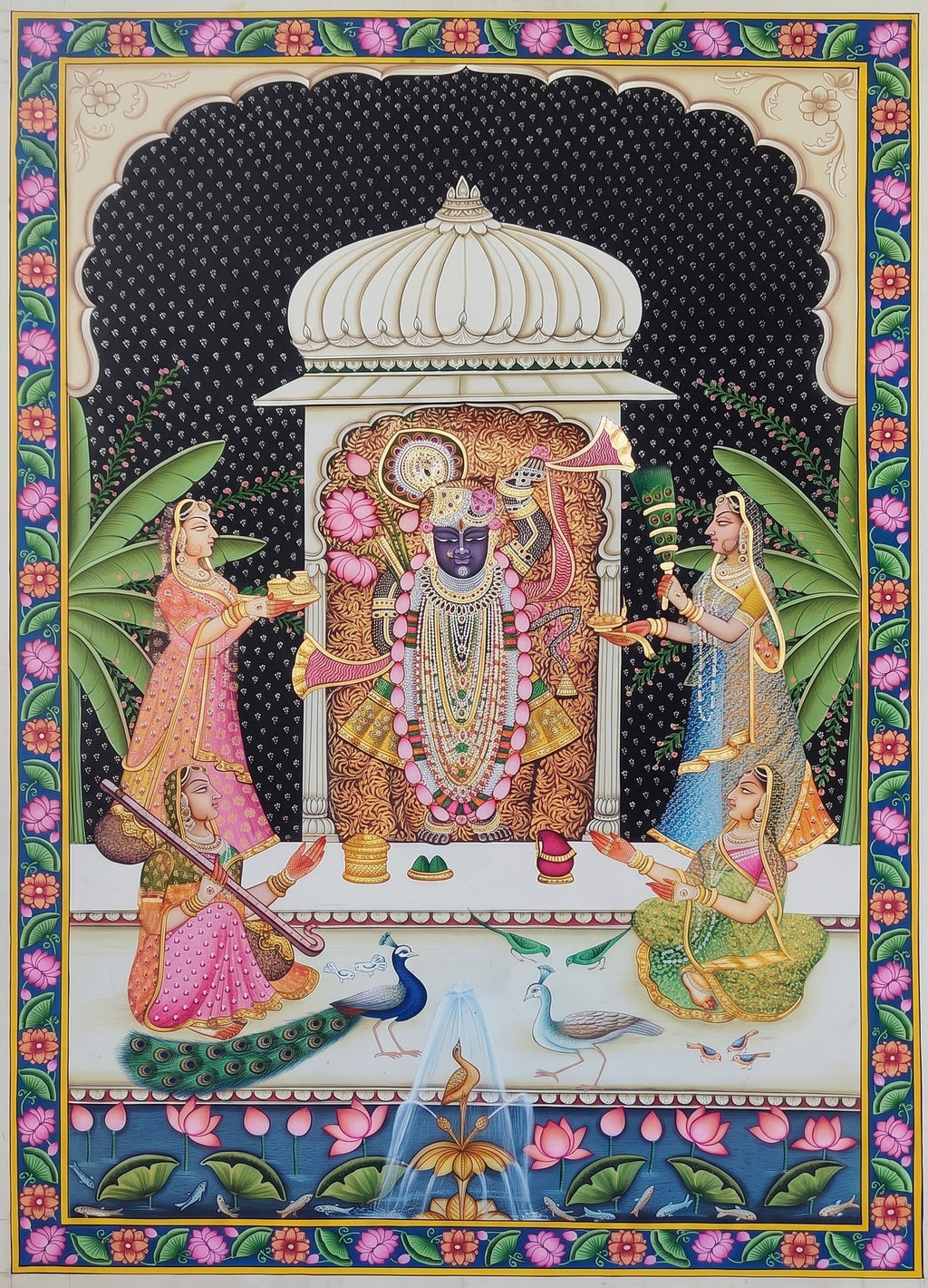 The Raj Bhog Aarti in Pichwai by Kailash Sahu Thumbnail