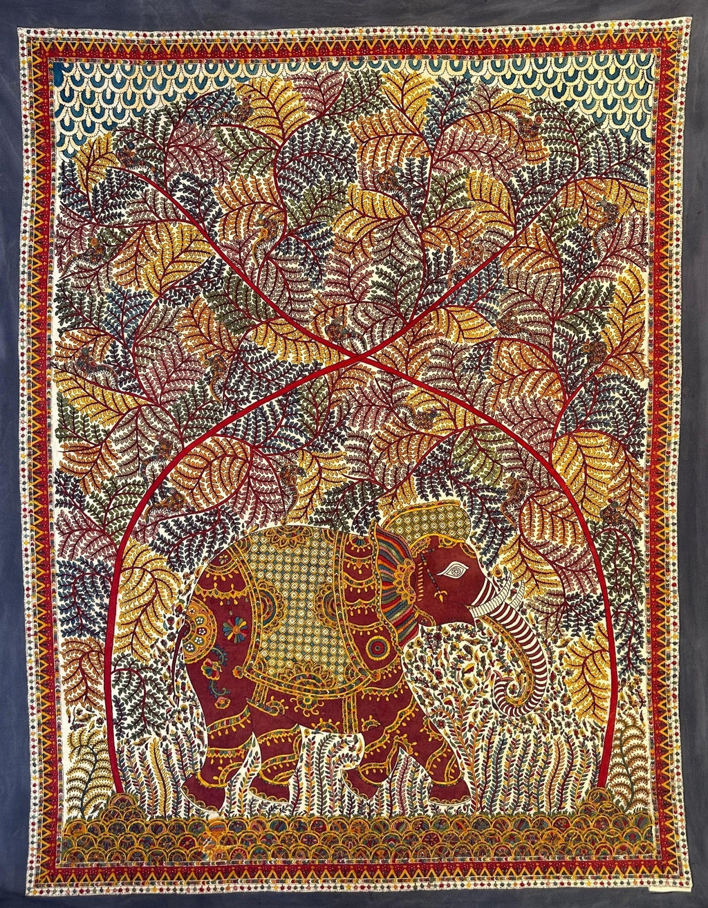 The Regal Elephant and the Tree of Life by Sanjay Chittara Thumbnail