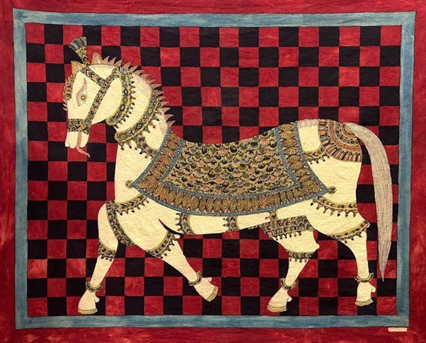 The Royal Symbol: Horse in Mata ni Pachedi by Sanjay Chittara Thumbnail