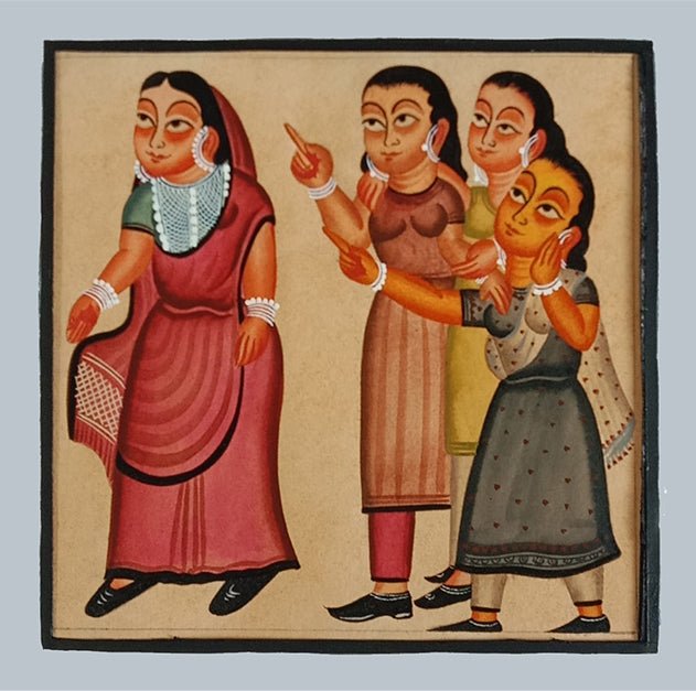 The Society in Kalighat by Bapi Chitrakar Thumbnail