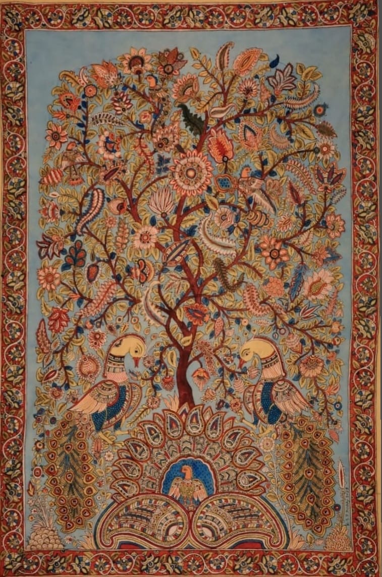 The Tree of Life in Kalamkari by K. Siva Prasad Reddy Thumbnail