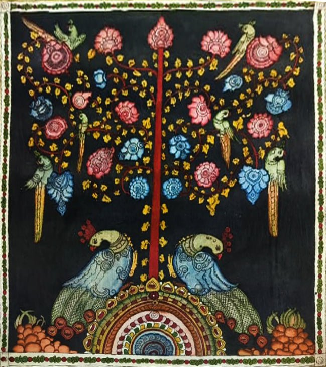 The Tree of Life: Wisdom of Nature in Kalamkari by Kanukurthi Guna Sekhar Sai Thumbnail