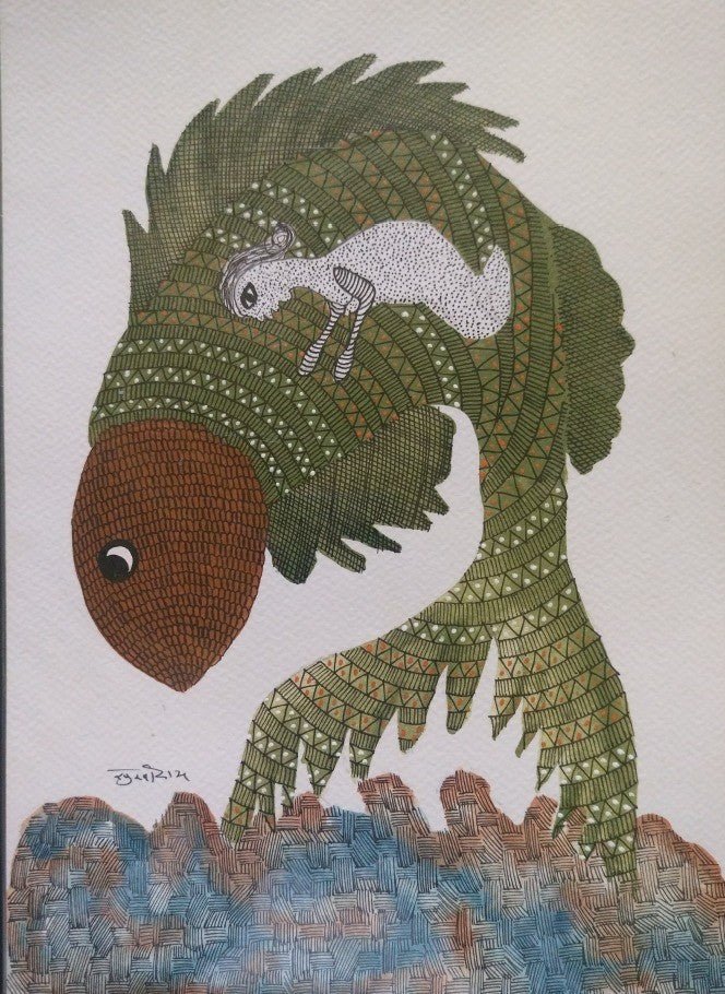 The Triumph in Gond by Sukhiram Maravi Thumbnail