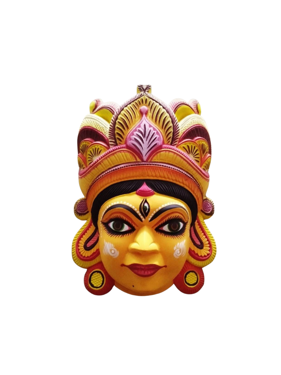 The Warrior Goddess: Durga Maa in Gomira Mask by Kalyan Chandra Sarkar Thumbnail