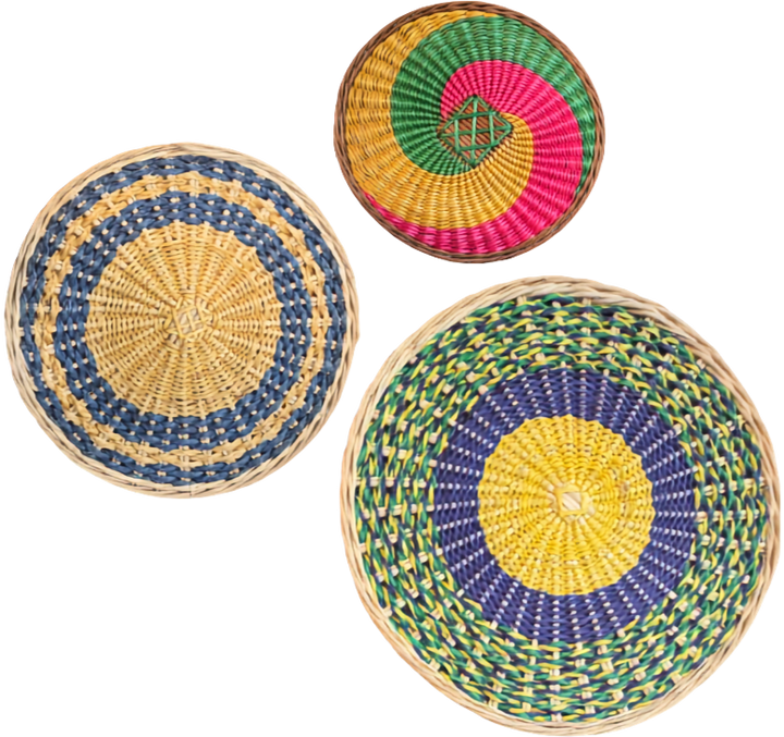 Three Discs in Willow Wicker Craft by Bisma Mehraj Thumbnail