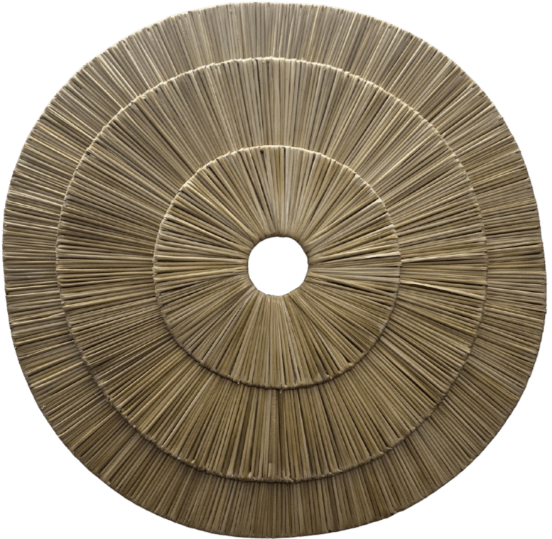 Tiered Concentric Artwork in Golden Grass Craft by Sampad Parida Thumbnail