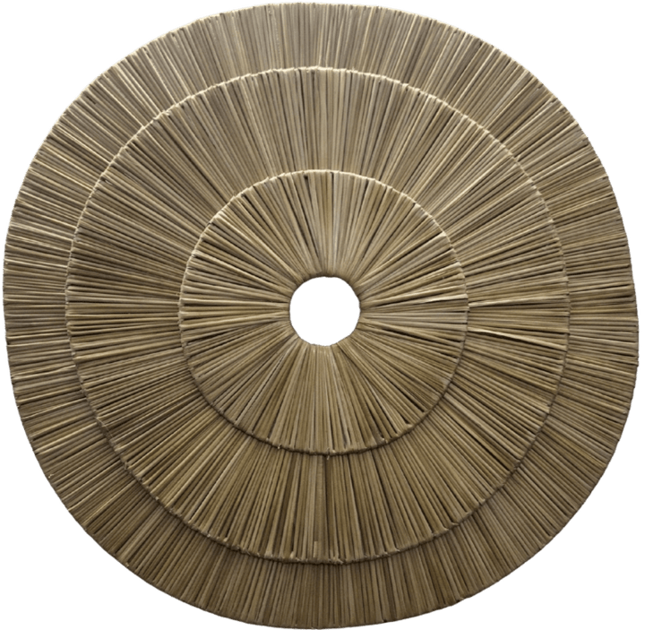 Tiered Concentric Artwork in Golden Grass Craft by Sampad Parida Thumbnail