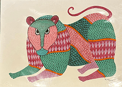 Tiger in Gond by Kailash Pradhan Thumbnail