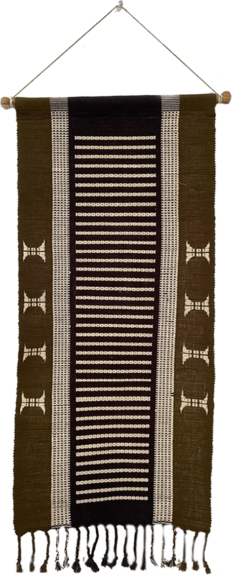 Tradition Meets Modernity: Loin Loom Woven Naga Wall Hanging in by Nagaloom Thumbnail