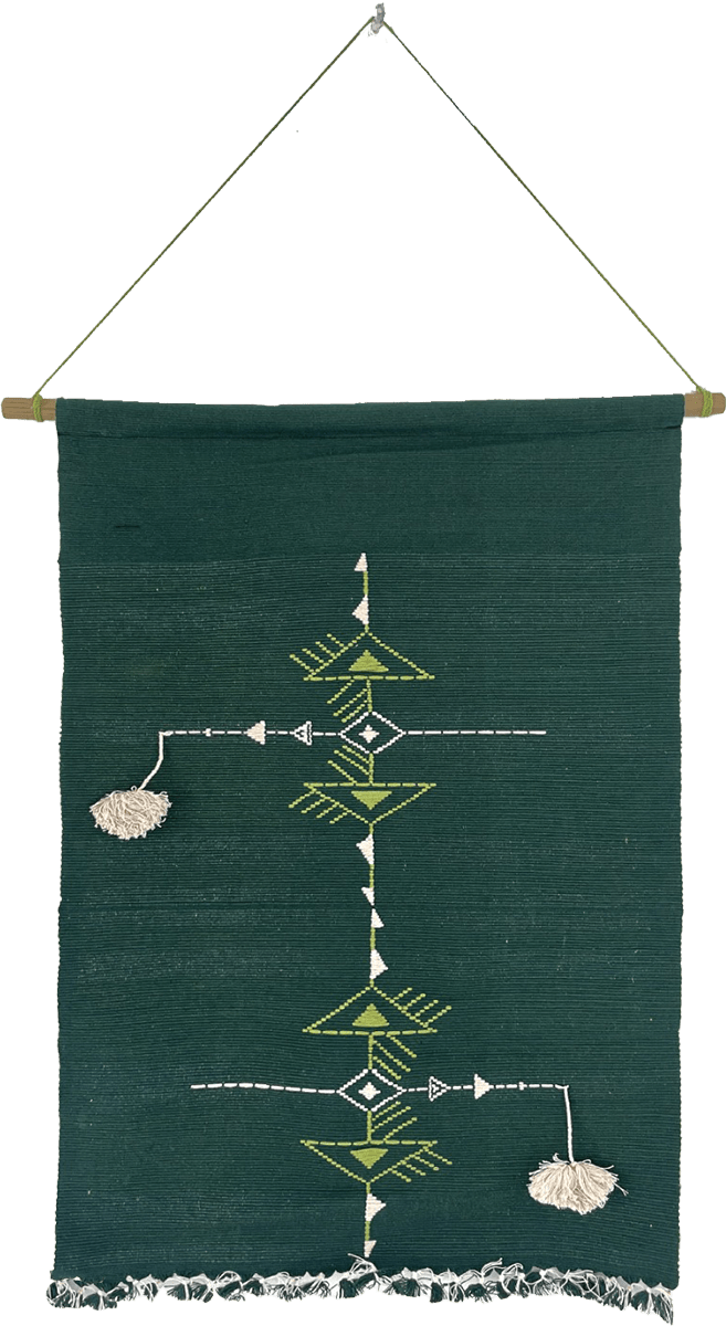 Tradition Meets Modernity: Loom Woven Naga Geometric Wall Hanging by Nagaloom Thumbnail
