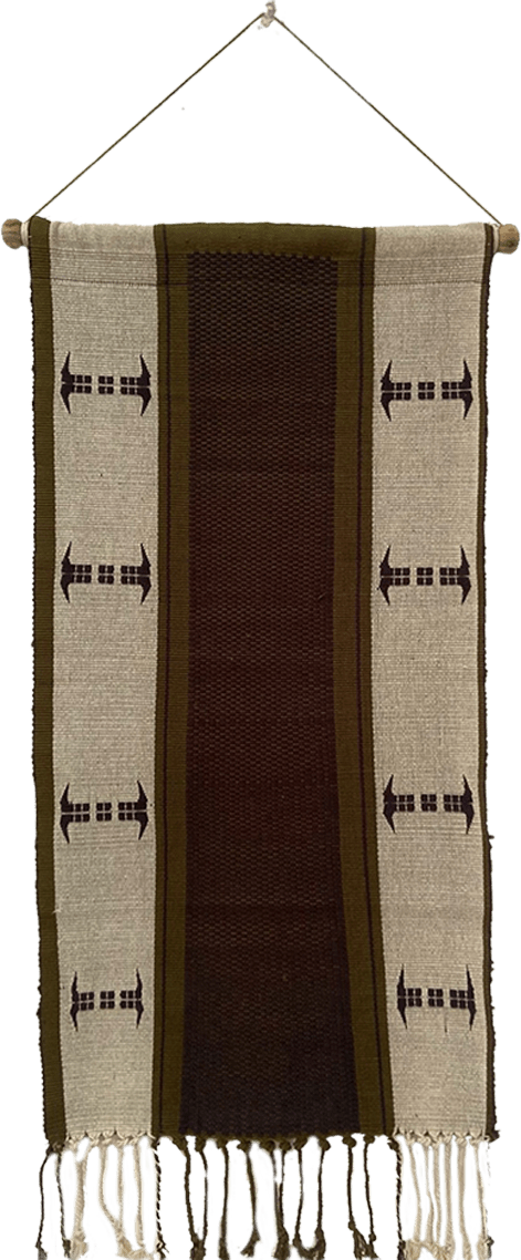 Traditional Loin Loom Naga Textile Art in Contemporary Wall Hanging by Nagaloom Thumbnail