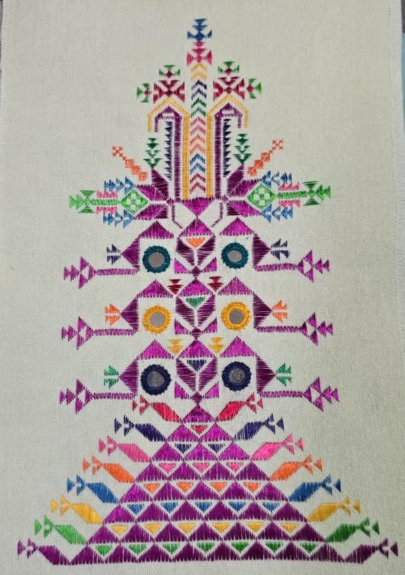 Tree in Soof Embroidery by Daya Ben Thumbnail
