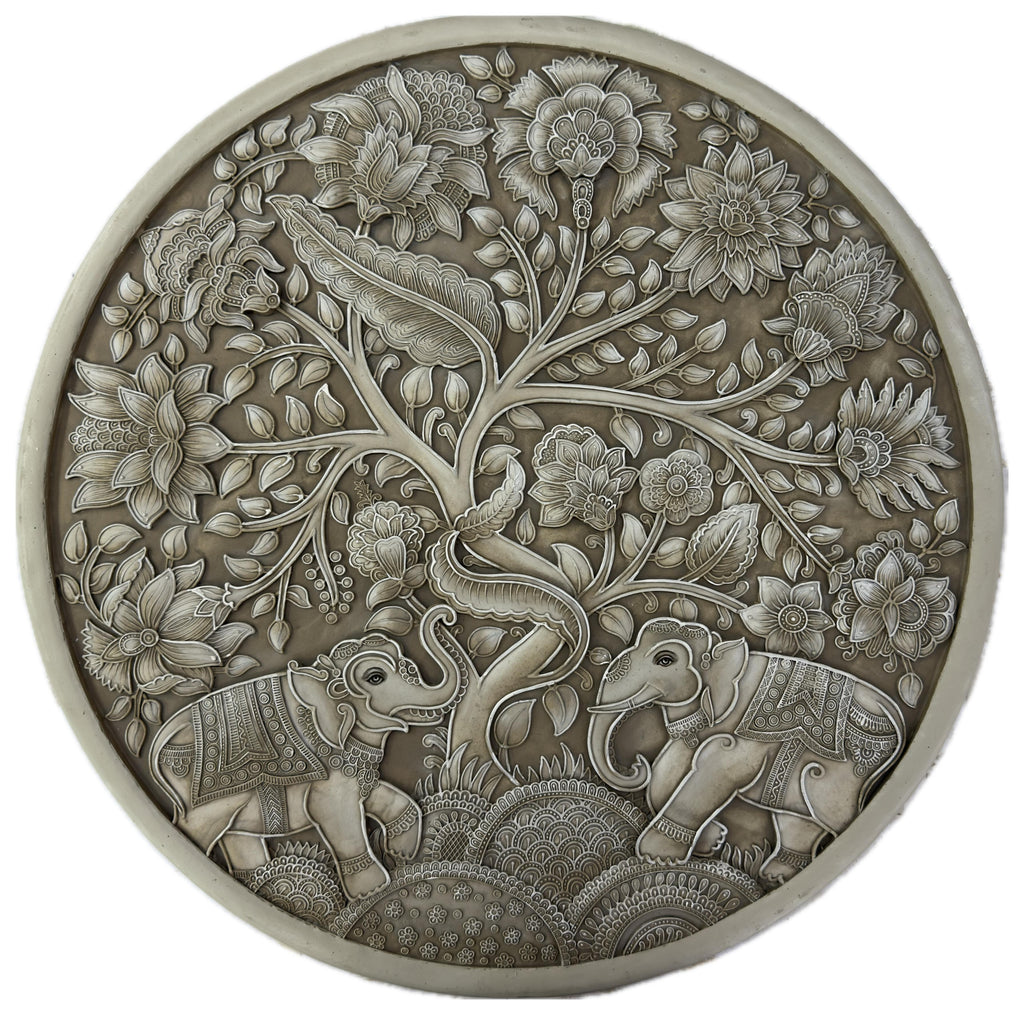 Tree of Enchantments (Tree of Life) in Stone Dust painting by Amita Sachdeva Thumbnail