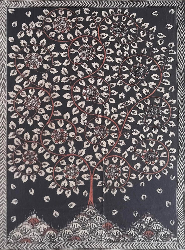 Tree Of life in in Mata ni pachedi by Bhanu Bhai Chittara Thumbnail