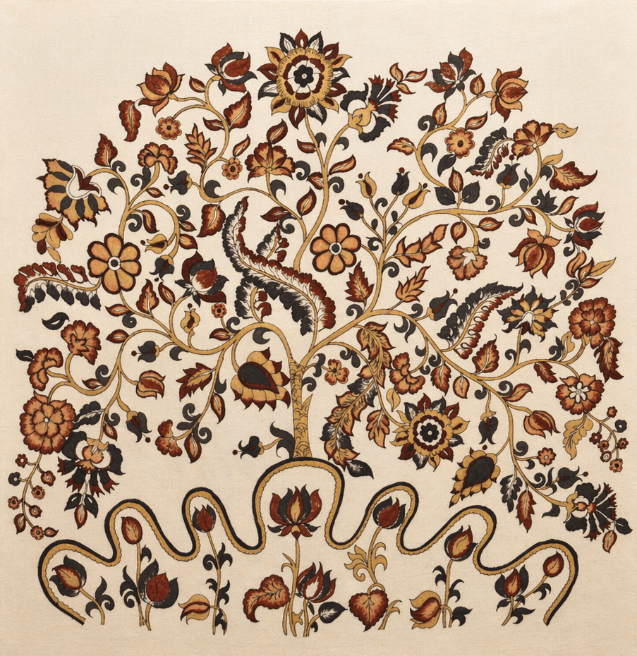 Tree of life in Kalamkari by Ghanshyam Sarode Thumbnail