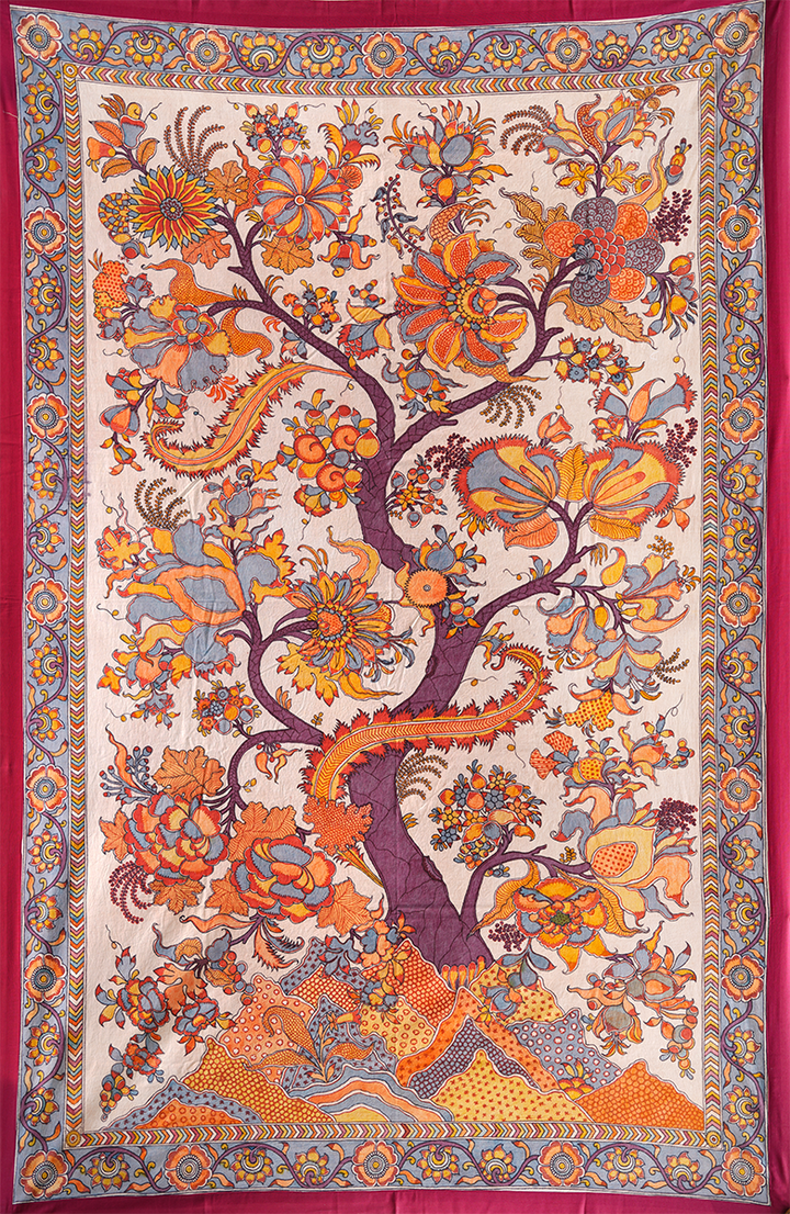 Tree of life in Kalamkari by Harinath N Thumbnail