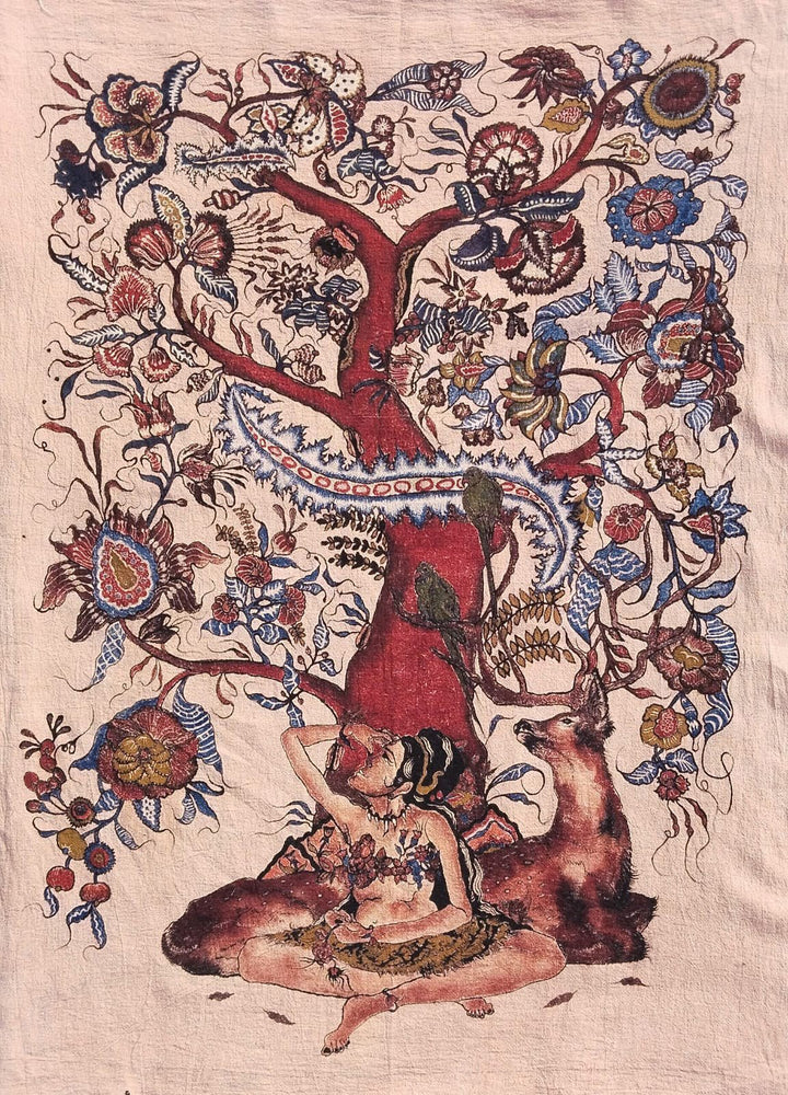 Tree of life in Kalamkari by Sridevi Ponnambalam Thumbnail