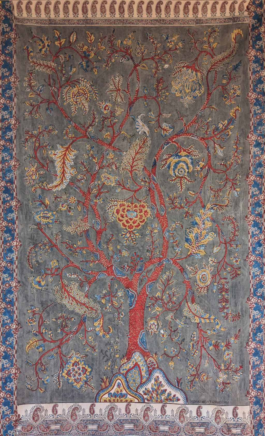 Tree of life in Machlipatnam Kalamkari by Varun Kumar Thumbnail