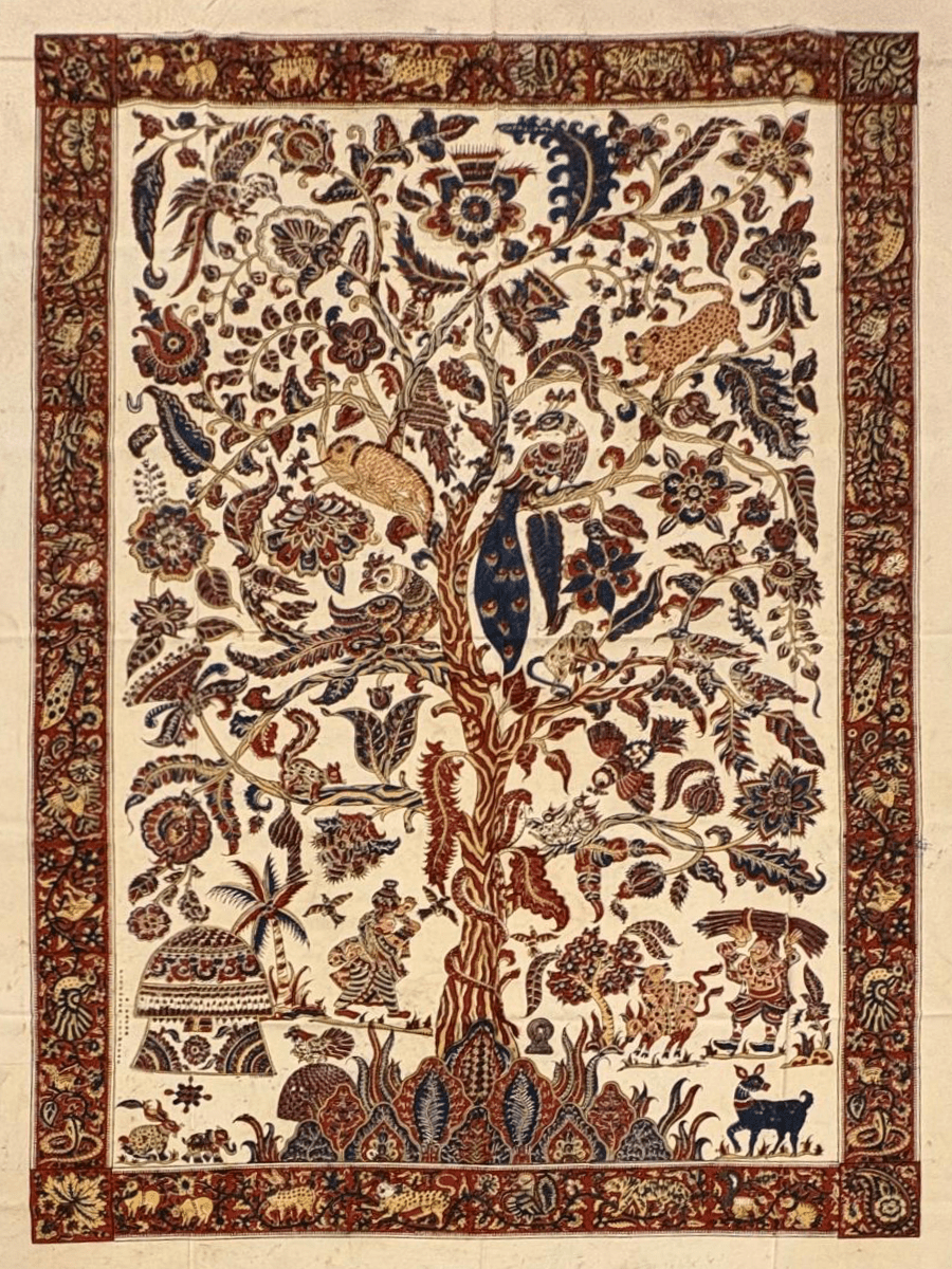 Tree of life in Machlipatnam Kalamkari by Varun Kumar Pitchuka Thumbnail