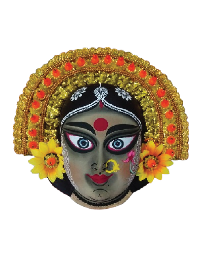 Tribal Goddess Durga in Chhau Mask by Dharmendra Sutradhar Thumbnail