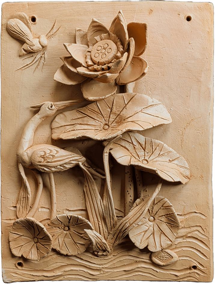 Waterside Harmony in Terracotta by Dolon Kundu Thumbnail