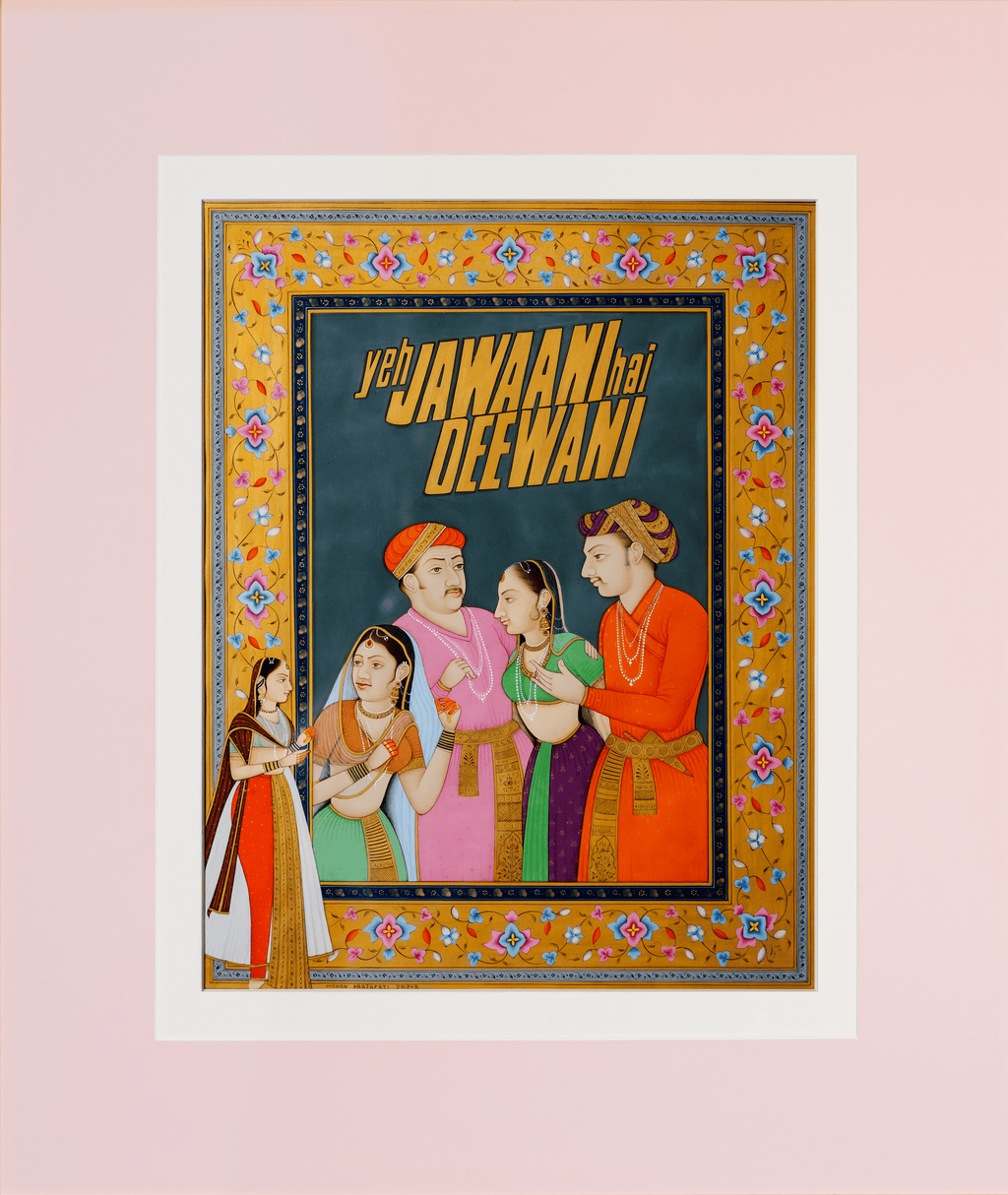 Yeh Jawaani Hai Deewani in Mughal Miniature by Mohan Prajapati Thumbnail