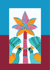 The Nature's Abundance: Birds And Trees in Gond by Kailash Pradhan