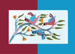 The Nature's Abundance: Birds And Trees in Gond by Kailash Pradhan