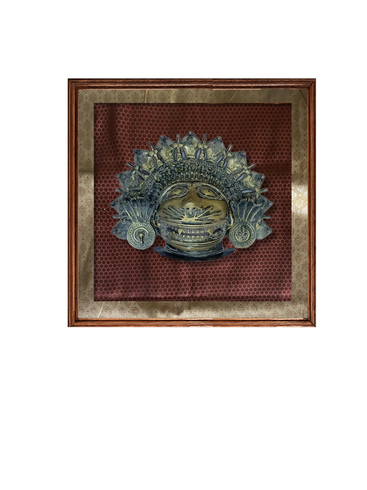 Bhuta Mask In Brass mask Thumbnail