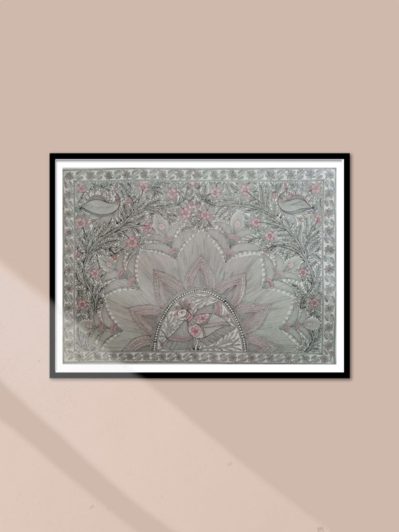 Buy Peacock in Madhubani by Naina Creation