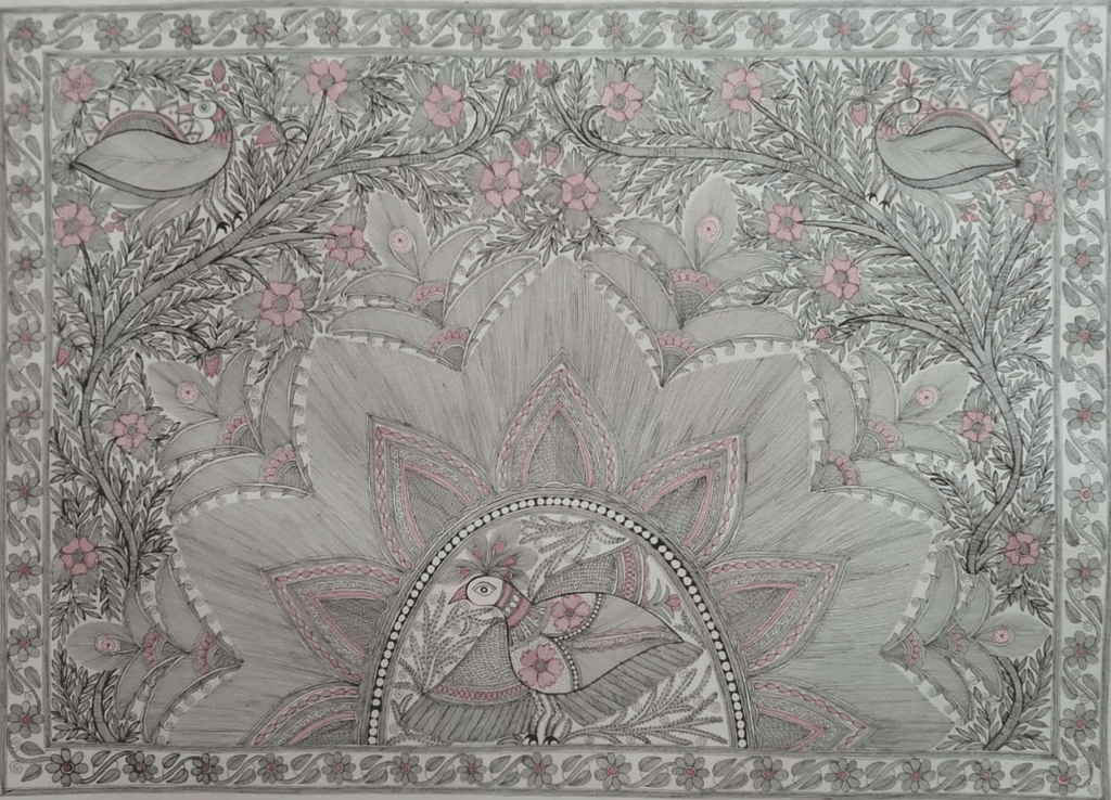 Shop Peacock in Madhubani by Naina Creation