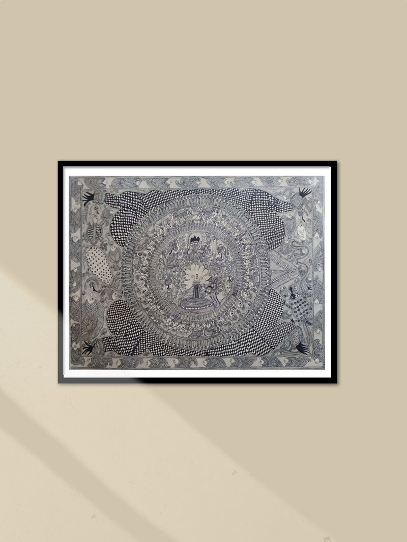Shop Tortoise and the universe in Madhubani
