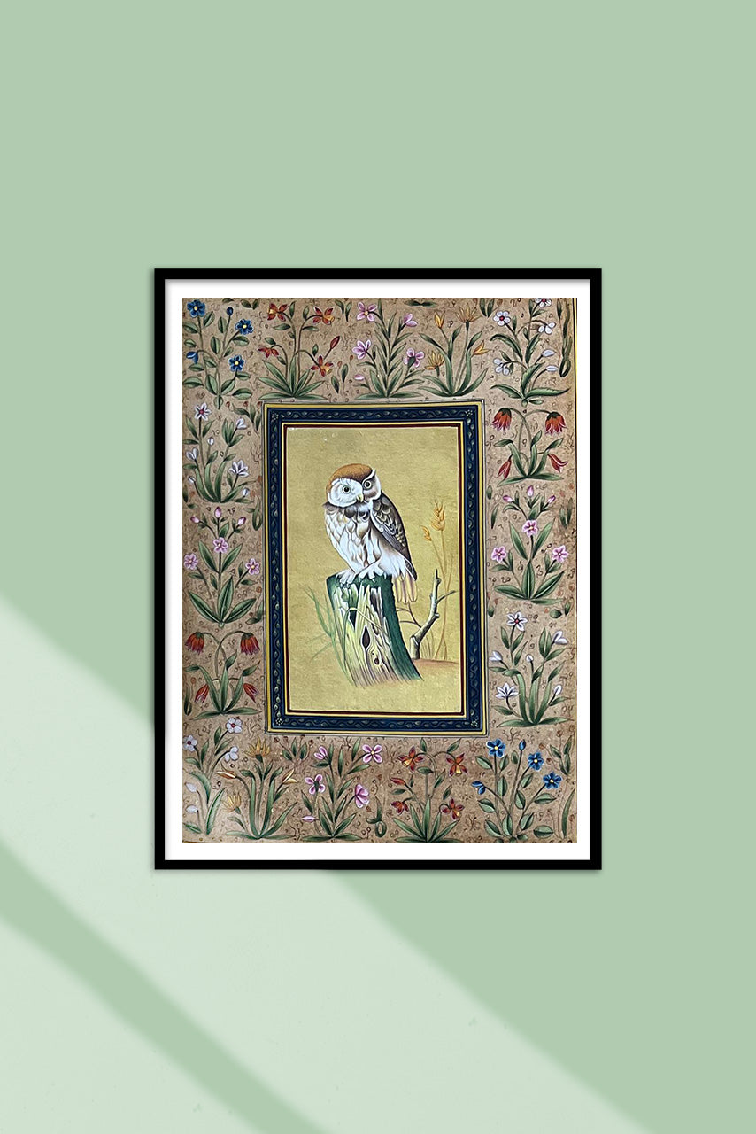 Shop The Watchful Guardian in Mughal Miniature by Mohan Prajapati