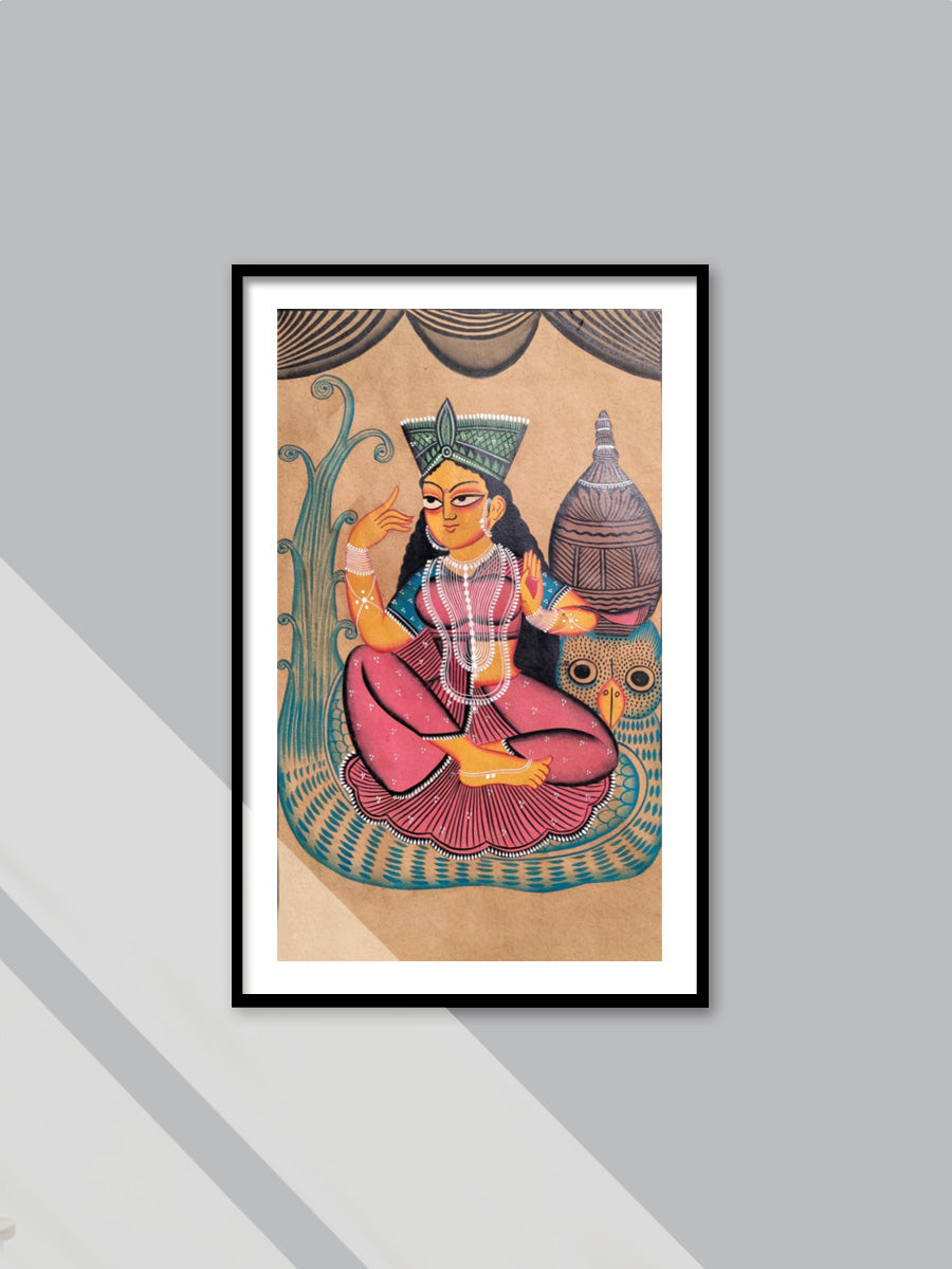 Shop A Woman in Bengal Pattachitra by Laila Chitrakar