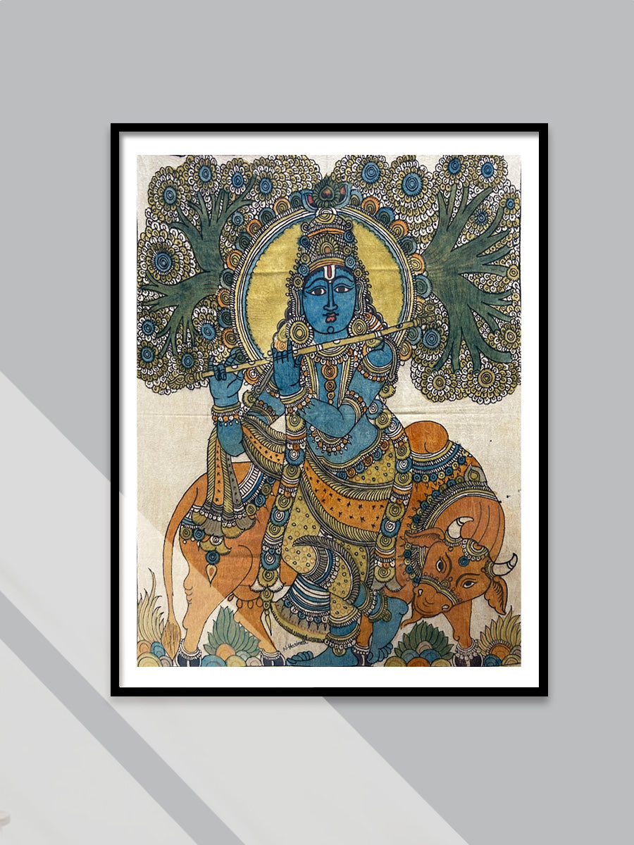 Shop Krishna: Kalamkari Painting by Harinath.N