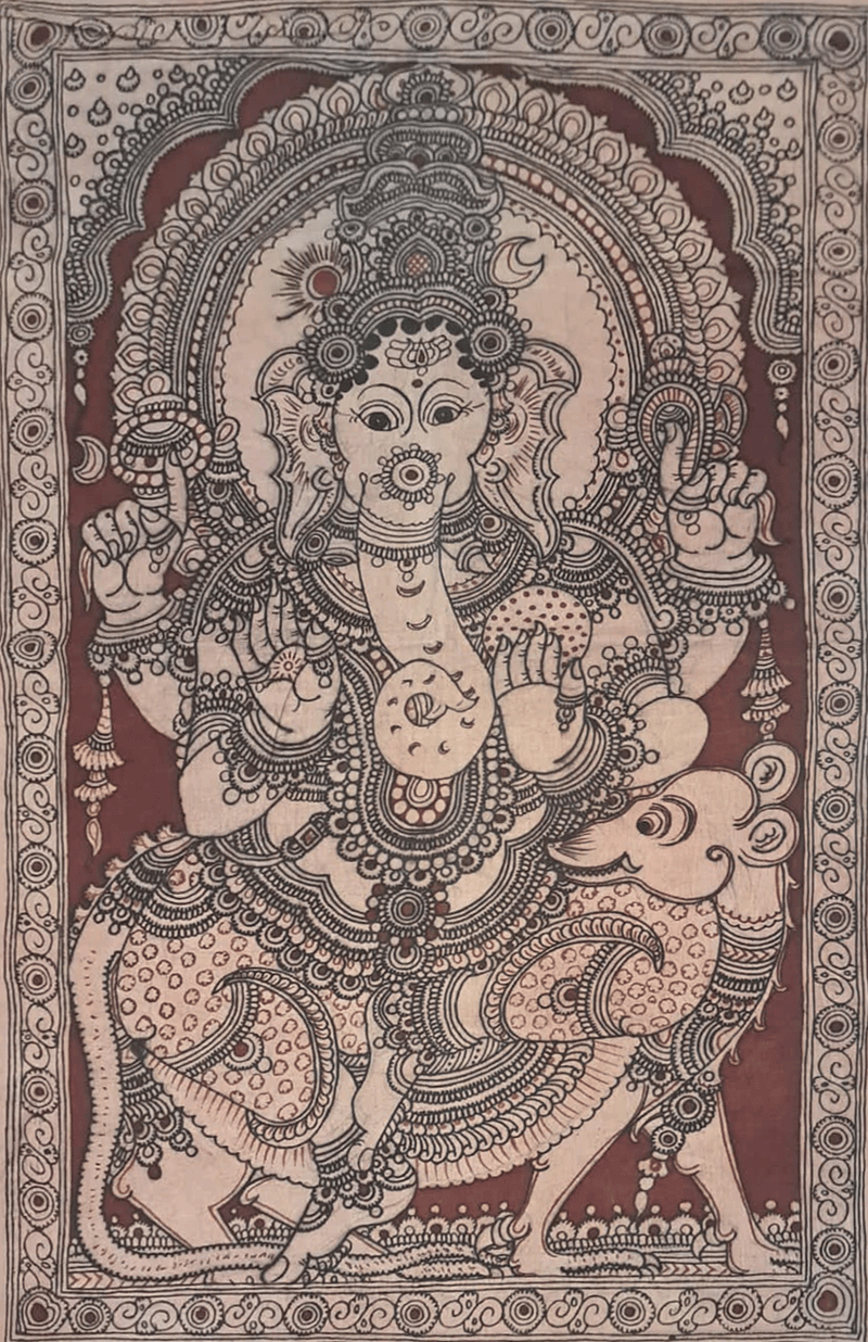 Buy Ganesha: Kalamkari by Sudheer