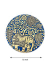 Majestic elephant Kalamkari art for sale