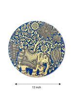 Majestic elephant Kalamkari art for sale